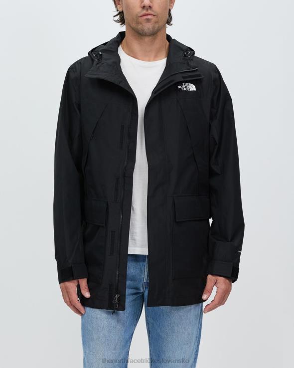 HLH086991 čierna The North Face cyprusová dažďová parka