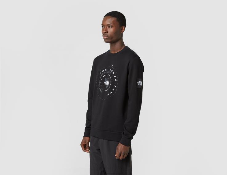 HLH086811 čierna The North Face box galahm crewneck