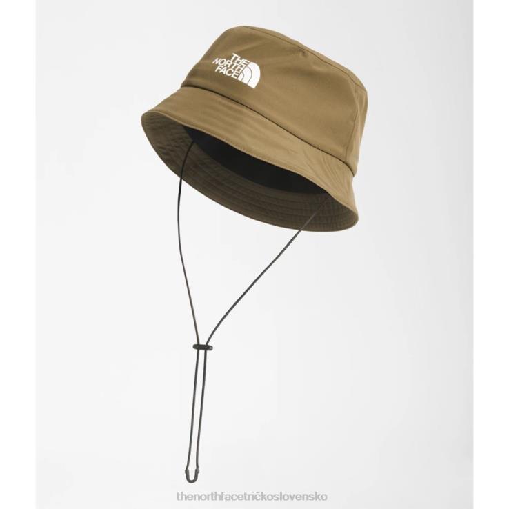 HLH083971 vojenská oliva The North Face logo futurelight bucket hat